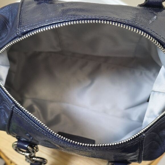 Coach Ashley Embossed Leather Satchel - Picture 13 of 16